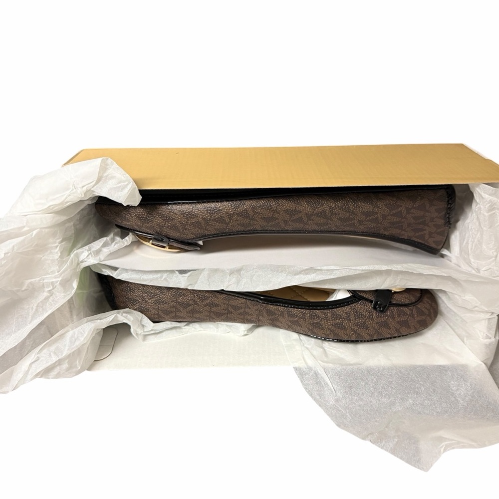 MICHAEL Michael Kors Lillie Logo Moccasins Flat 8.5M NIB - Picture 8 of 10